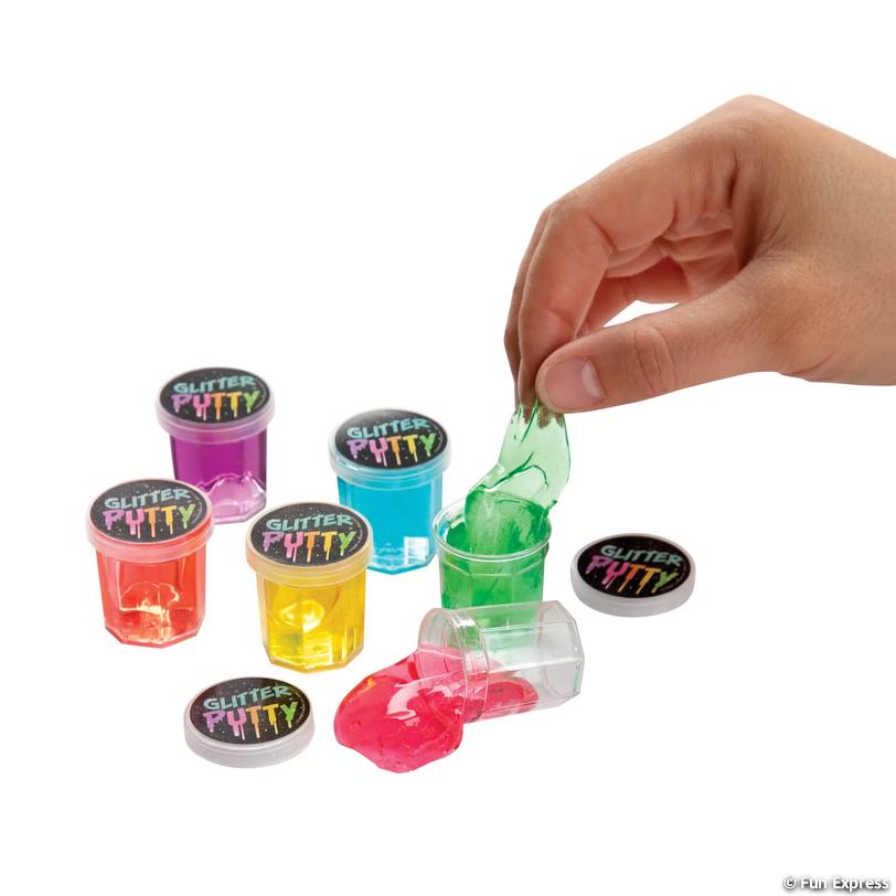 Bulk Mini Glitter Putty