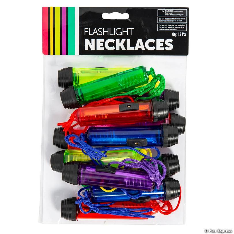 Transparent Flashlights on A Rope