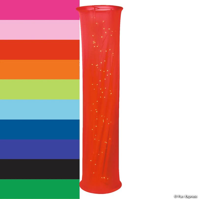 Light-Up Fabric Column