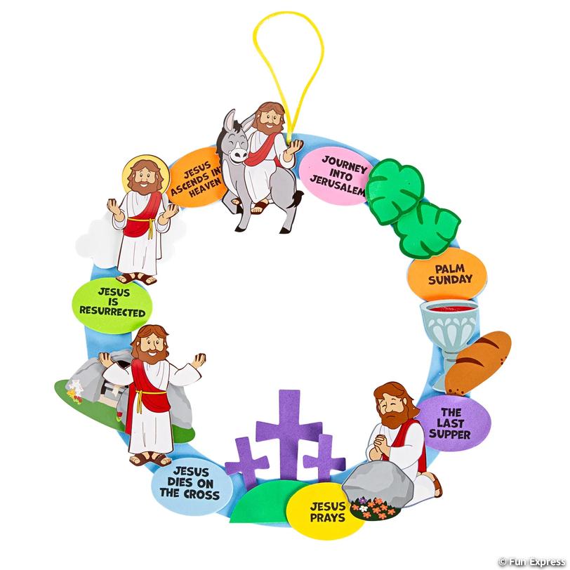 Holy Week Wreath Foam Craft Kit