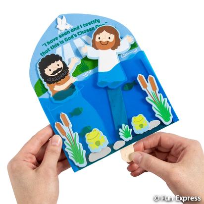 Jesus Baptism Craft For Preschool